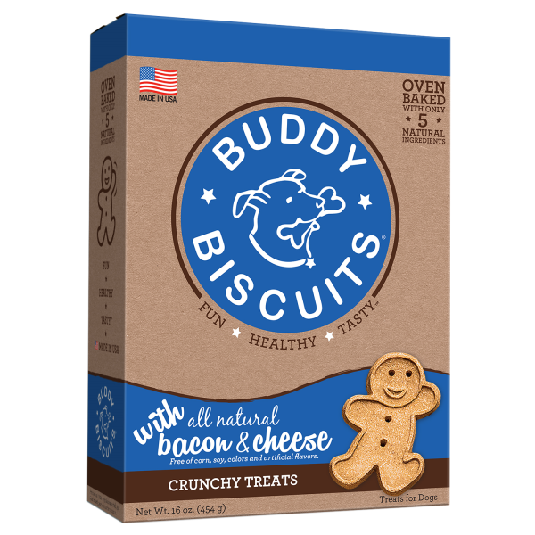Buddy Biscuits Oven Baked Crunchy Treats Bac/Chs 16oz