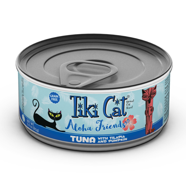 Tiki Cat Aloha Friends GF Tuna/Tilapia/Pumpkin 3oz