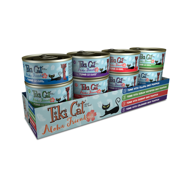 Tiki Cat Aloha Friends GF Variety Pack 12/3 oz