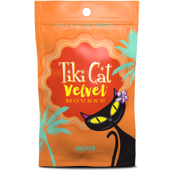 Tiki Cat Velvet Mousse GF Chicken 2.8oz Pouch