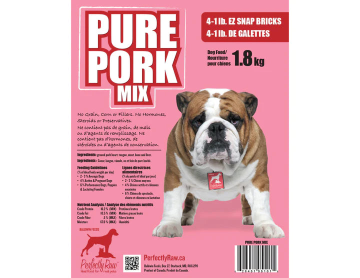 PR Pure Pork EZ SNAP 4x1lbs Pkg