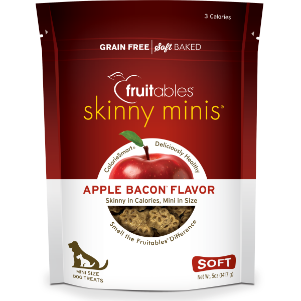 Skinny Minis Apple Bacon Chewy Treats 141g
