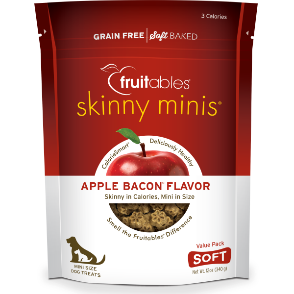 Skinny Minis Apple Bacon Chewy Treats 340g
