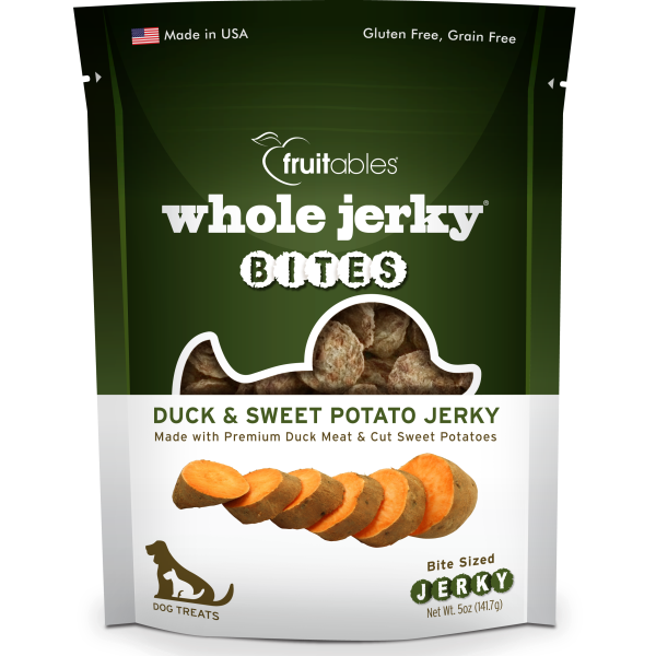 Whole Jerky Bites Duck/Swt Potato 141g