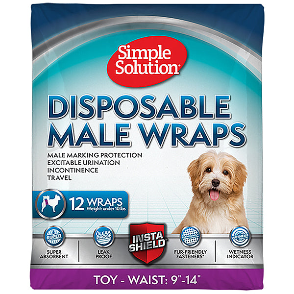 SS Disposable Male Wraps Toy 9-14"