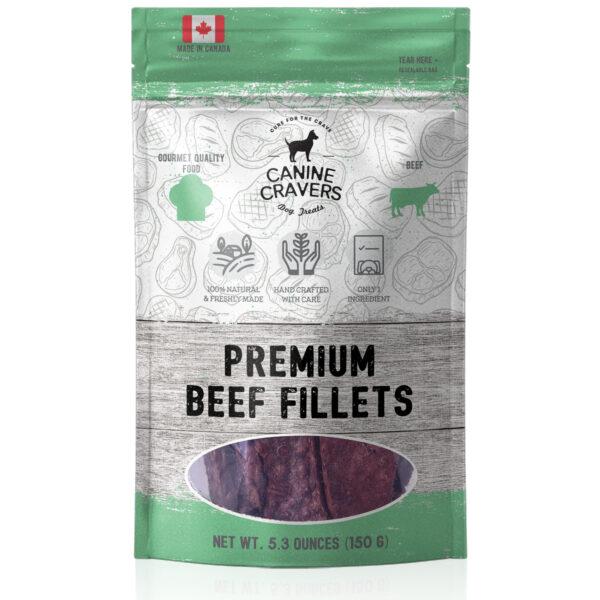 Canine Cravers Premium Beef Fillets 5.3OZ