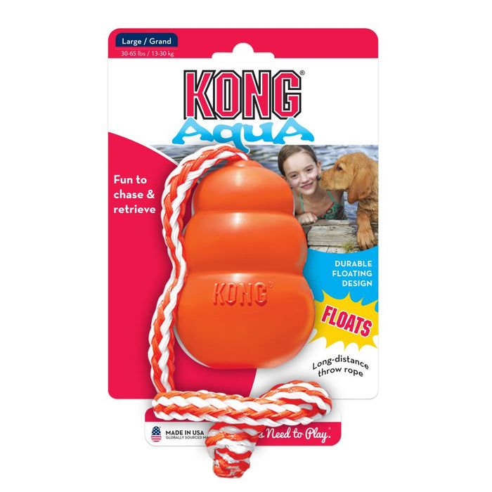 Kong  Aqua With Rope Large