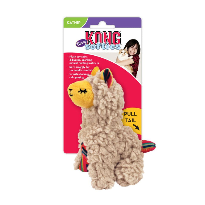 Kong Softies Fuzzy Llama Toy