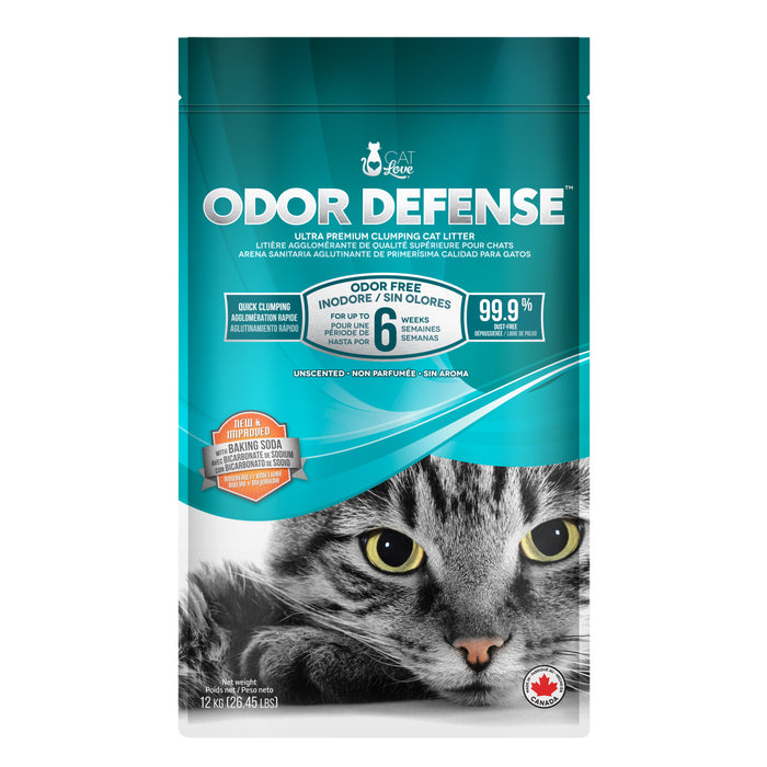 Cat Love Odor Defense Clump Litter 12kg (26.5lbs)