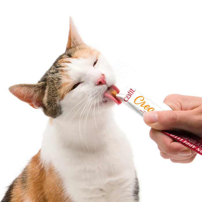 Catit Creamy Lickable Treats,Assorted 12pk