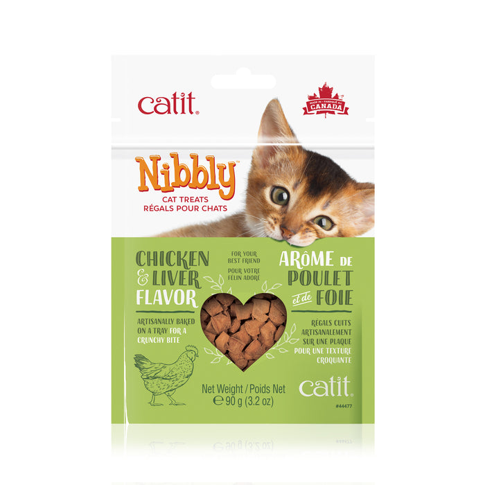 Catit Nibbly Cat Cookies  Chicken/Liver, 90g