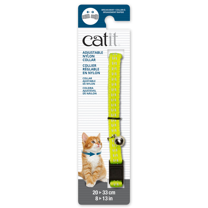 Catit Adjustable Cat Breakaway Collar, Yellow