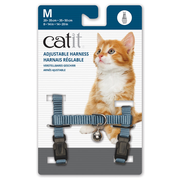 Catit Adjustable Harness, Blue Med