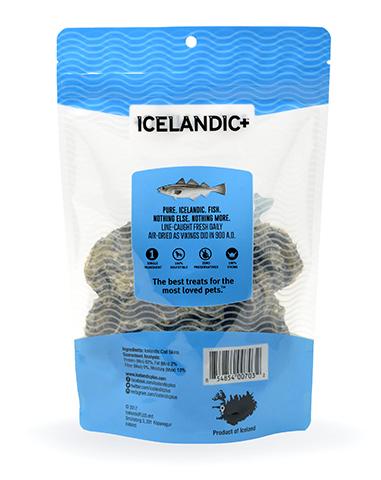 Icelandic+ Cod Skin Rolls Dog Treat 3oz