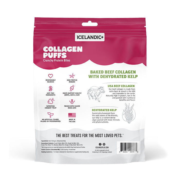 Icelandic+ Dog Beef Collagen Puffs with Kelp 2.5oz