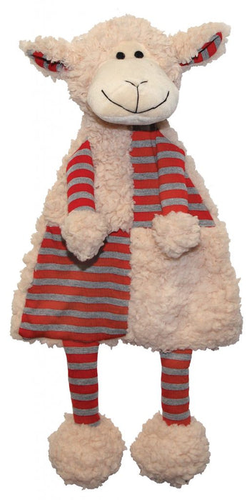 Flat Lamb 18"  with Squeaker & Crunch