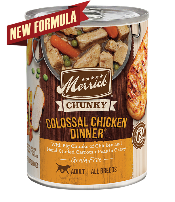 Merrick Chunky Colossal Chicken Dinner 12.7oz