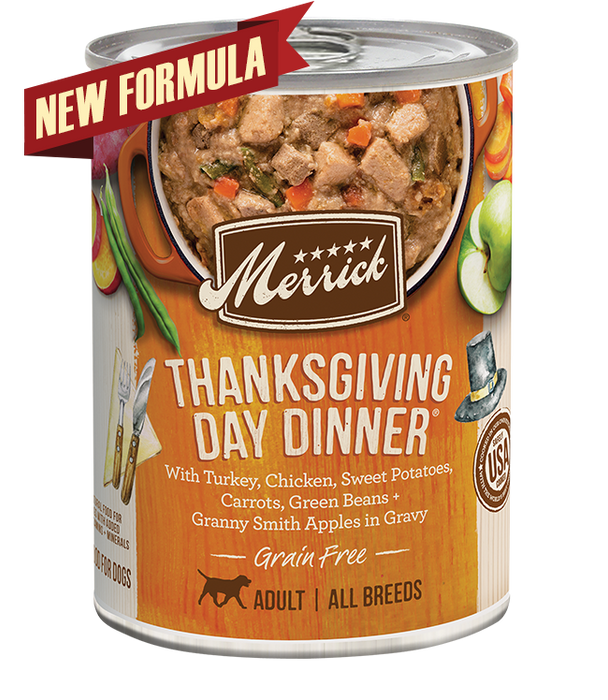 Merrick GF Thanksgiving Day Dinner in Gravy 12.7oz
