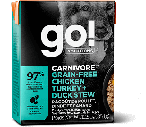 GO! Carnivore Chkn/Turkey & Duck 12.5oz