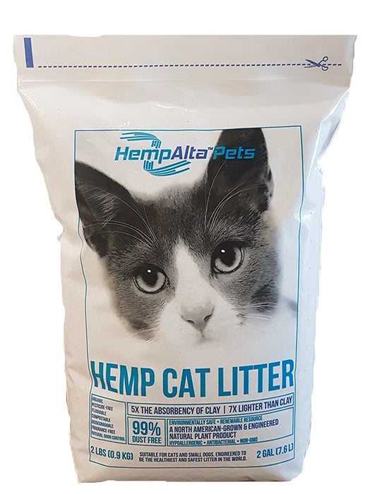 Hempalta Hemp Cat Litter 2 Gal Bag