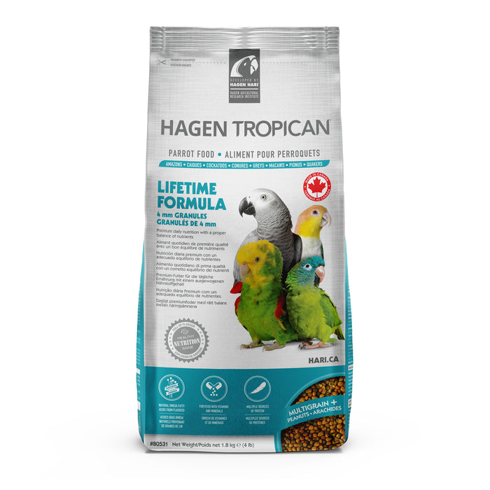 Tropican LIfetime Formula Parrots 1.8kg