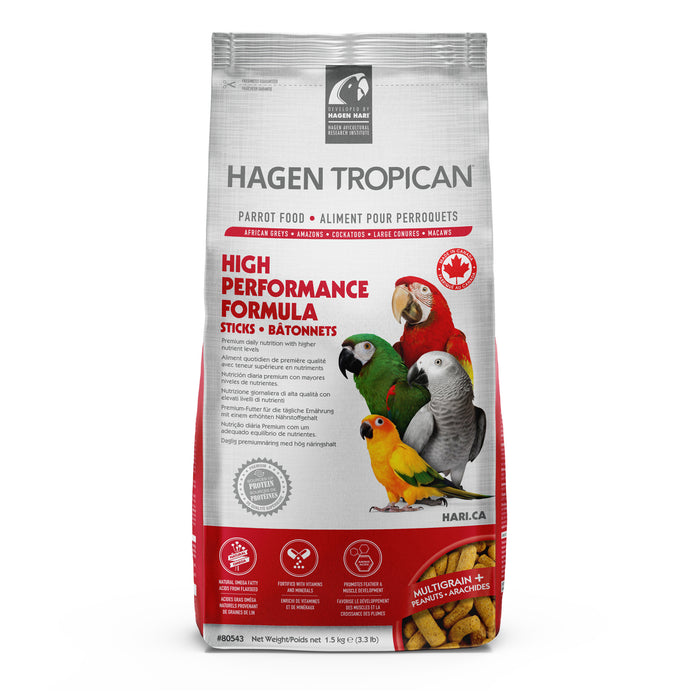 Tropican Hi-Performance Formula Parrots 1.5kg