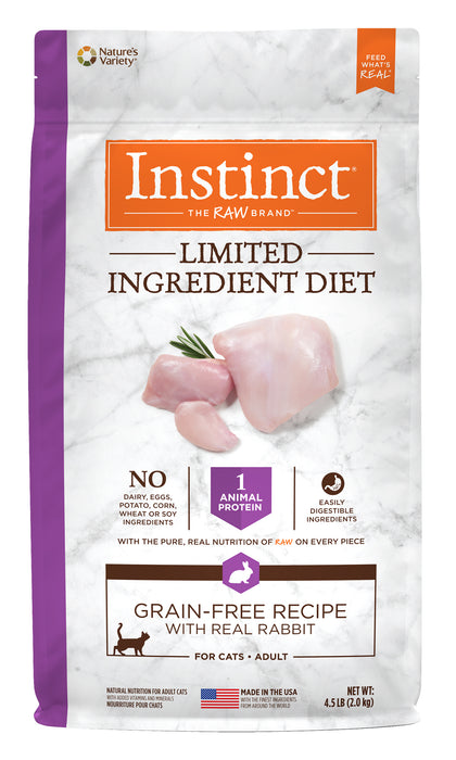 Instinct Limited Ingredient Diet Rabbit Cat Food 10 lbs