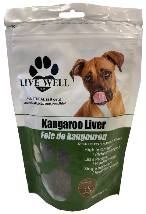 Live Well Kangaroo Liver 90 g