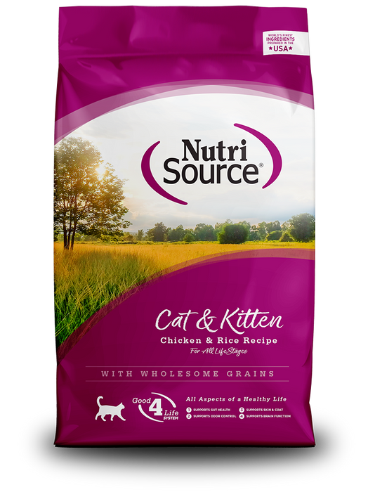NS Cat & Kitten Chicken/ Rice Food 16lbs