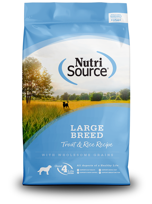 NS Large Breed Trout Dog Food 30lbs
