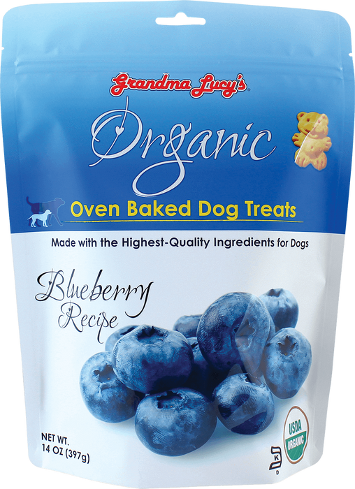 Grandma Lucy's Organic Oven Baked Treats Blueberry 14oz