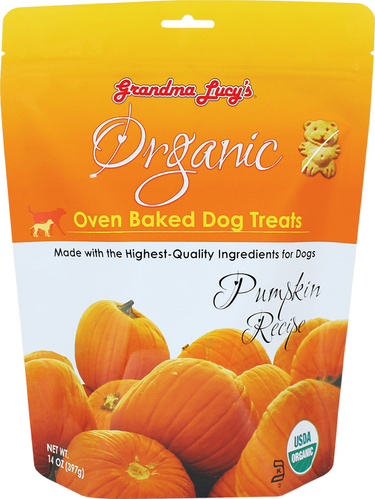 Grandma Lucy's Organic Oven Baked Treats Pumpkin 14oz