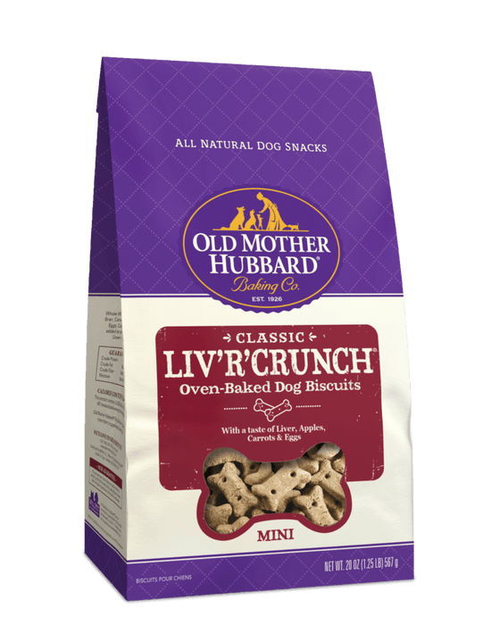 Old Mother Hubbard Classic Oven Baked Liv'R Crunch Mini 20oz