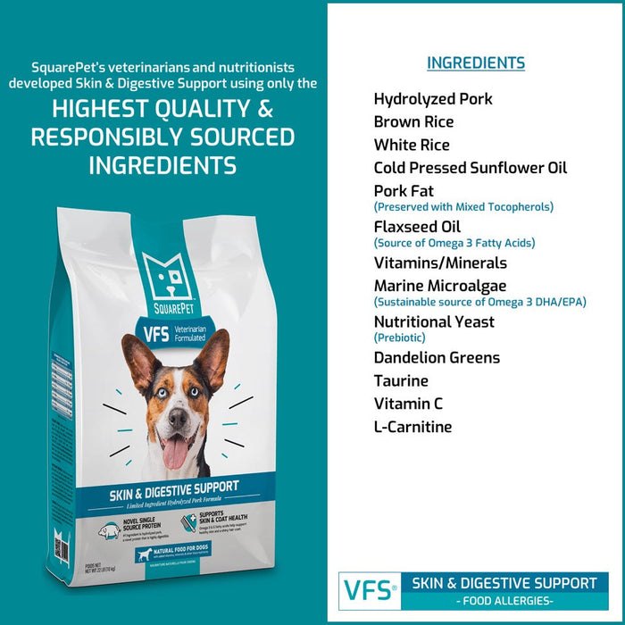 Square Pet VFS Skin & Digestive Support 10kg