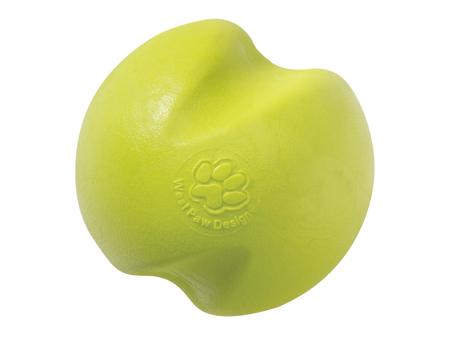 West Paw Jive Dog Ball Apple Green