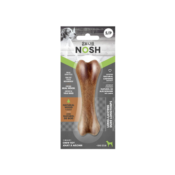 Zeus Nosh Nylon & Wood Chew Bone, Small