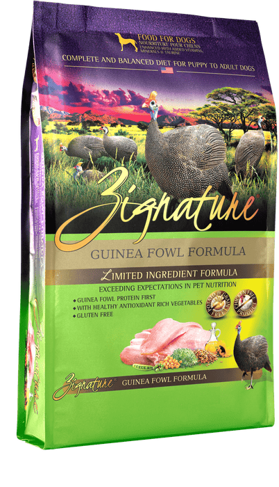 Zignature Guinea Fowl Dog Food 25lbs