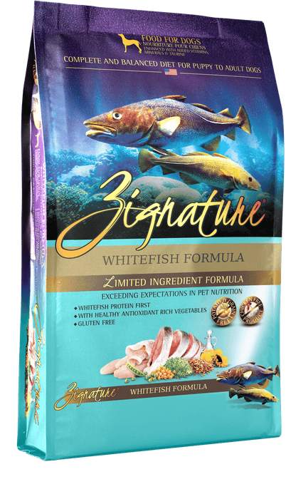 Zignature Whitefish Dog Food 27lbs