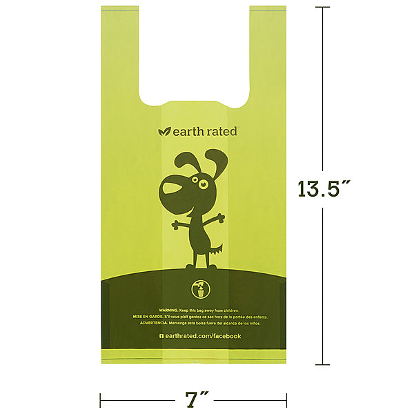 ER Handle Poop Bag Unscented Extra Wide 120 Bags