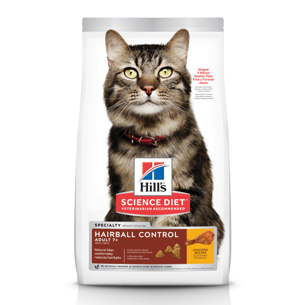 HSD Adult 7+ Hairball Control 15.5lbs