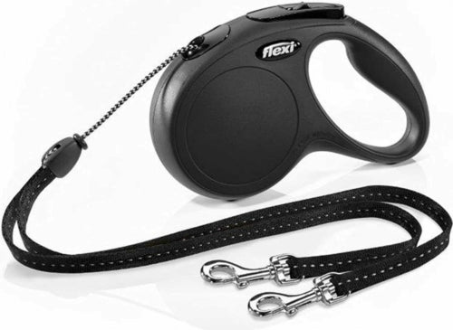 Flexi Classic DUO Cord Leash 5M Black