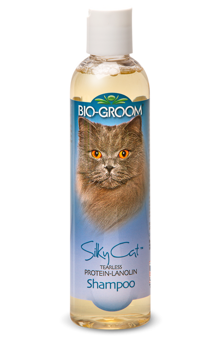 BG Silky Cat Tearless Protein Lanolin Shampoo 8oz