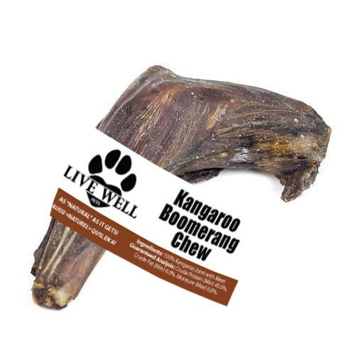 Live Well Kangaroo Boomerang Chew 85 Gm