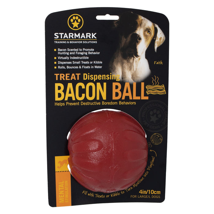 Treat Dispensing Bacon Ball 4"