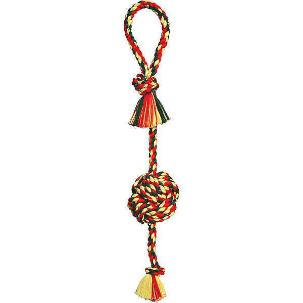 Monkey Fist Tug Colored Small 18"