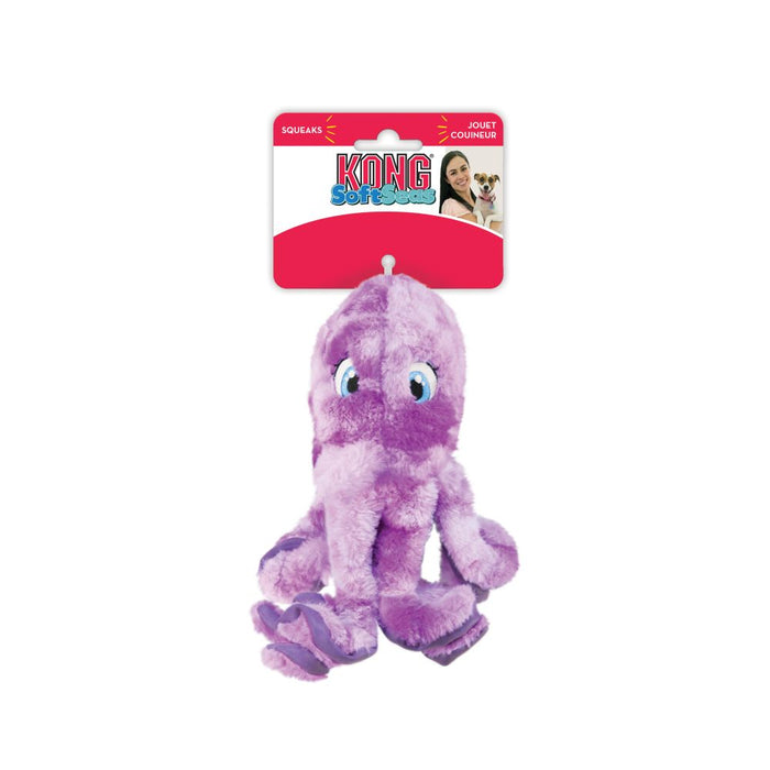 Kong SoftSeas Octopus Purple Small