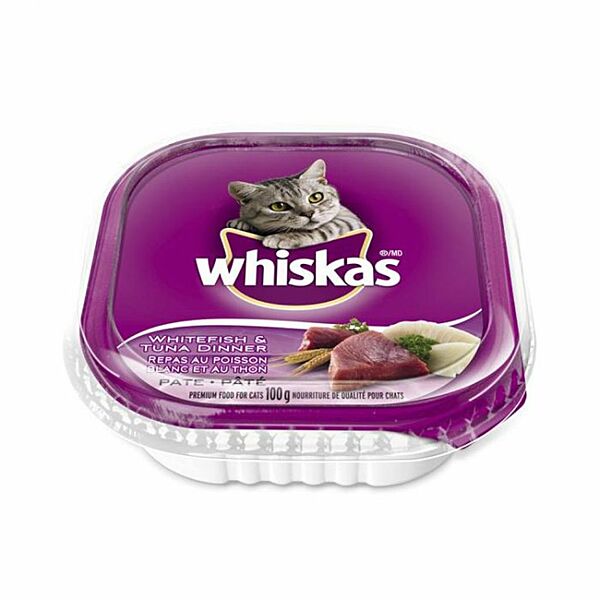 Whiskas Whitefish/Tune Dinner 100g