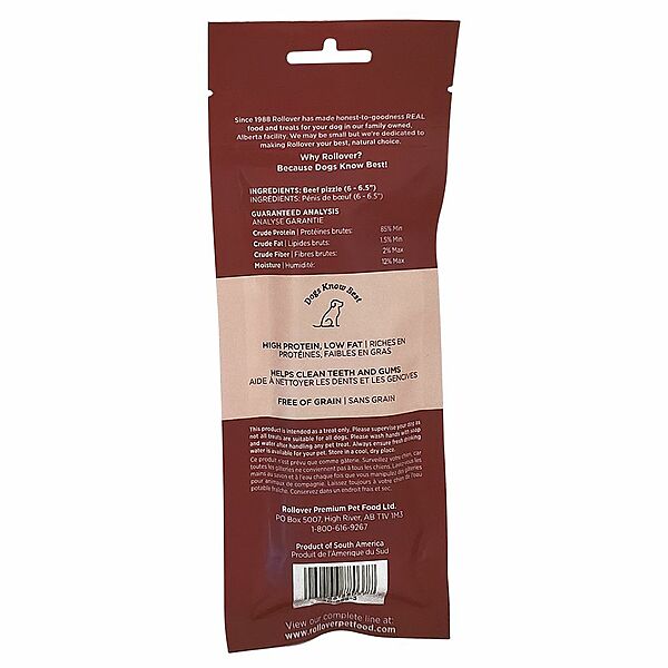 Rollover Super Beef Chew 6.5" 3pk