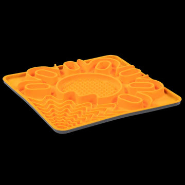 Messy Mutts Framed Multi-Surface Mat Orange