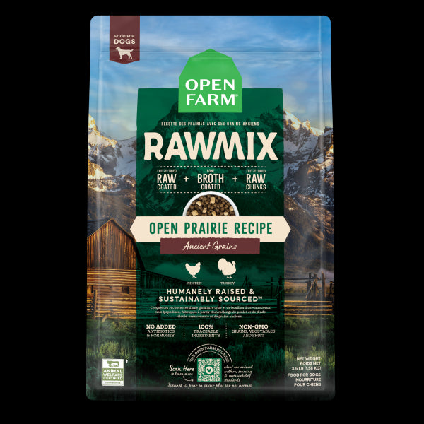 OF Dog RawMix Ancient Grain Open Prairie 3.5 lb